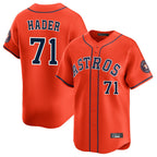 Houston Astros #71 Josh Hader Player Orange KLUNKIM Home Limited Stitched Jerseys