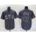 New York Mets #39 Edwin Diaz Gray KLUNKIM 2024 City Connect Cool Base Jersey 2