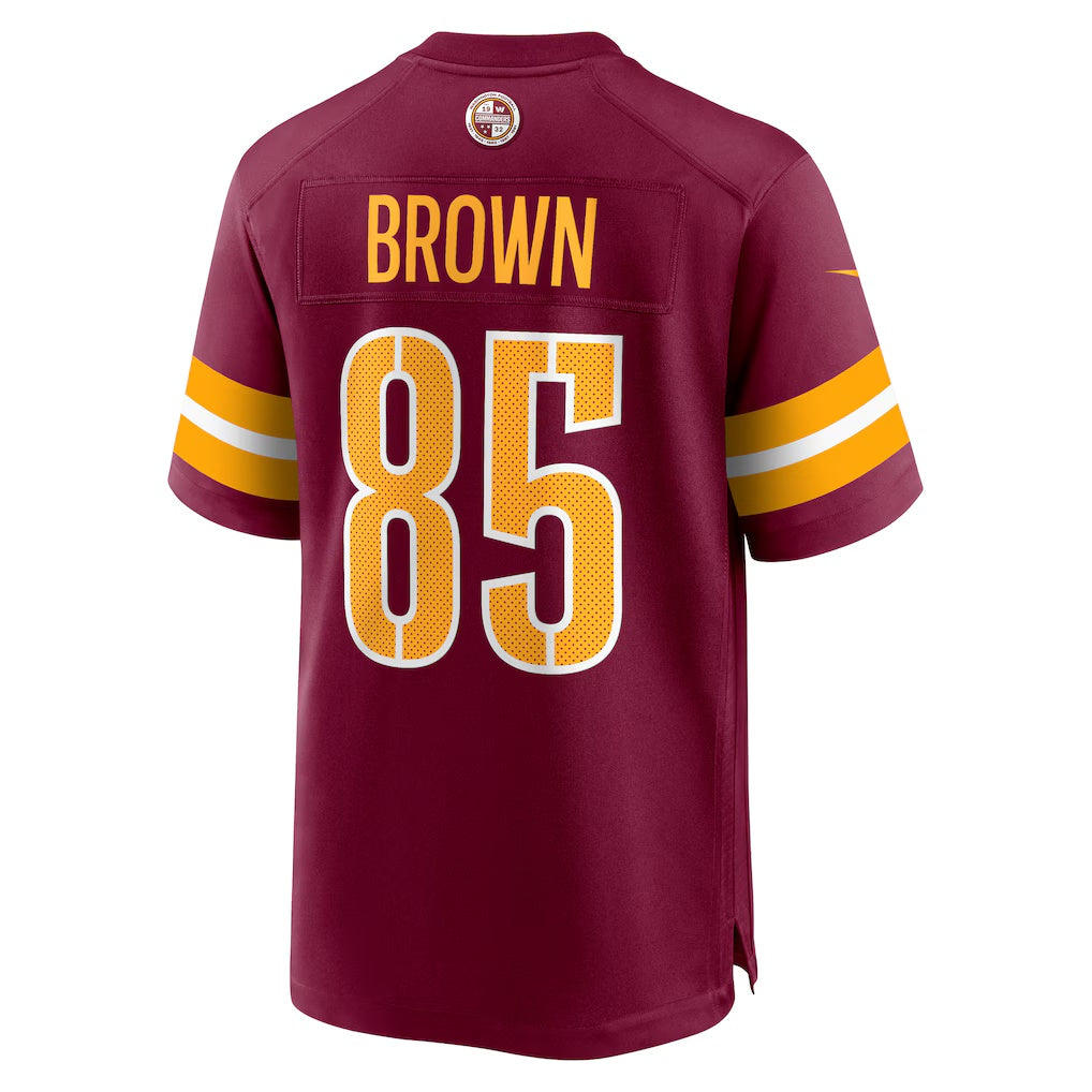 W.Commanders #85 Noah Brown Burgundy KLUNKIM Game Jersey