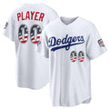Custom Los Angeles Dodgers 2026 All-Star Edition Stars & Stripes White KLUNKIM Stadium Pick-A-Player Jersey