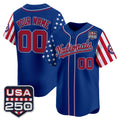 Custom Washington Nationals America 250 Edition Vapor Premier Limited Royal KLUNKIM Stitched Jerseys
