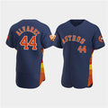 Houston Astros #44 Yordan Alvarez Navy KLUNKIM 60th Anniversary Flex Base Stitched Jersey