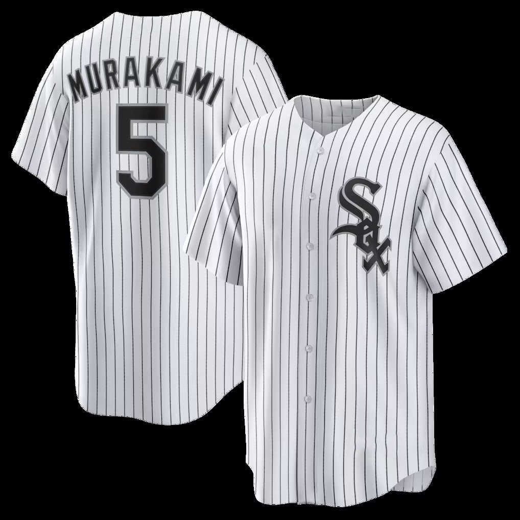 Chicago White Sox #5 Munetaka Murakami White KLUNKIM Home Replica Jersey