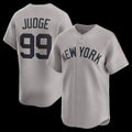 New York Yankees #99 Aaron Judge Gray KLUNKIM Road Limited Player Jersey 2