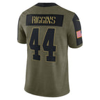 W.Football Team #44 John Riggins Olive KLUNKIM Salute To Service Retired Player Limited Jersey