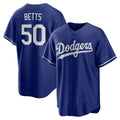 Los Angeles Dodgers #50 Mookie Betts Royal KLUNKIM Alternate 2 Replica Jersey