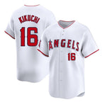 Los Angeles Angels #16 Yusei Kikuchi Player White KLUNKIM Limited Home Stitched Jerseys