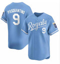 Kansas City Royals #9 Vinnie Pasquantino Light Blue KLUNKIM Alternate Limited Stitched Jersey