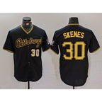 Pittsburgh Pirates #30 Paul Skenes Black KLUNKIM Cool Base Jersey
