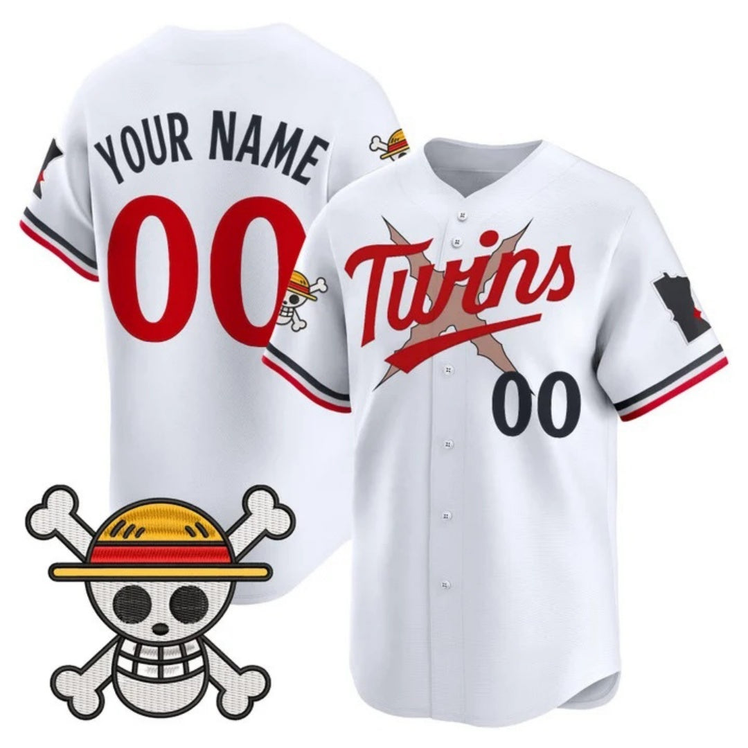 Custom Minnesota Twins x One Piece White KLUNKIM Vapor Premier Limited Jersey - Stitched