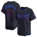 Toronto Blue Jays #27 Vladimir Guerrero Jr. Black KLUNKIM 2024 City Connect Limited Stitched Jersey