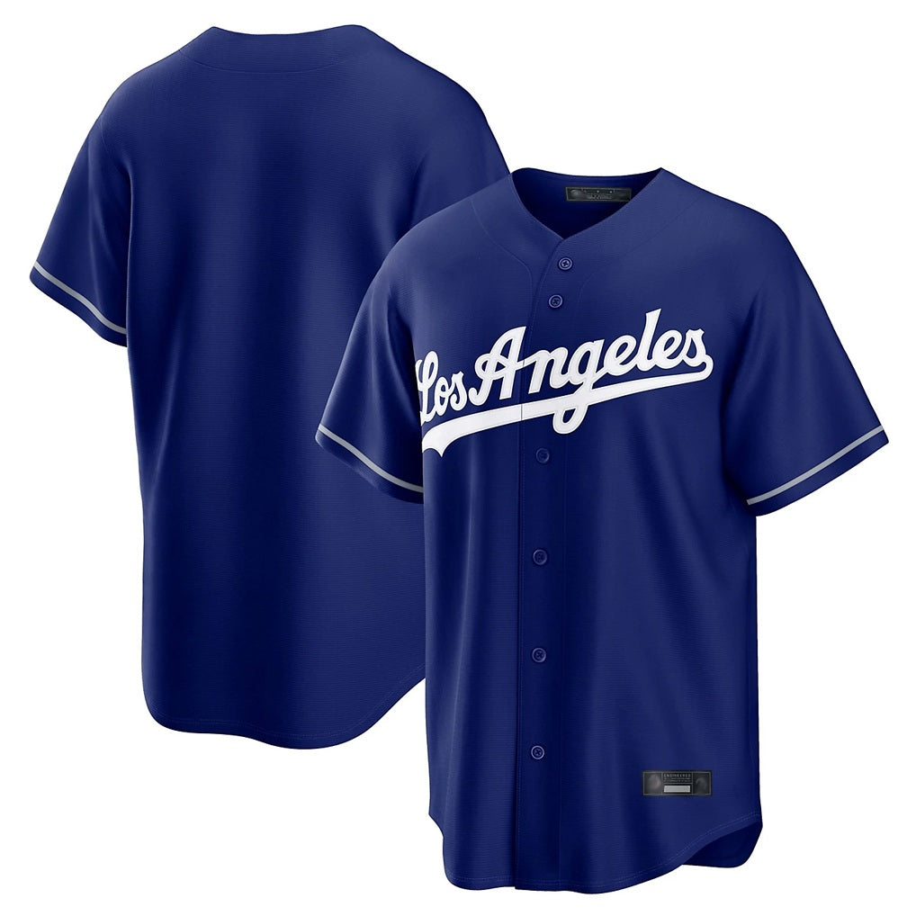 Los Angeles Dodgers Blank Player Royal KLUNKIM Game Stitched Jerseys
