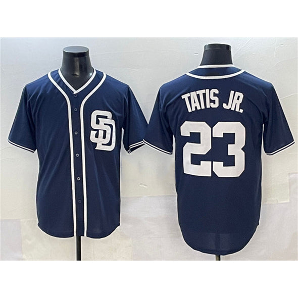 San Diego Padres #23 Fernando Tatis Jr. Navy KLUNKIM Cool Base Stitched Jersey