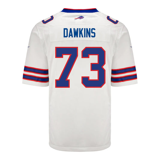 B.Bills #73 Dion Dawkins White Game Player Jersey Football Stitched American Jerseys