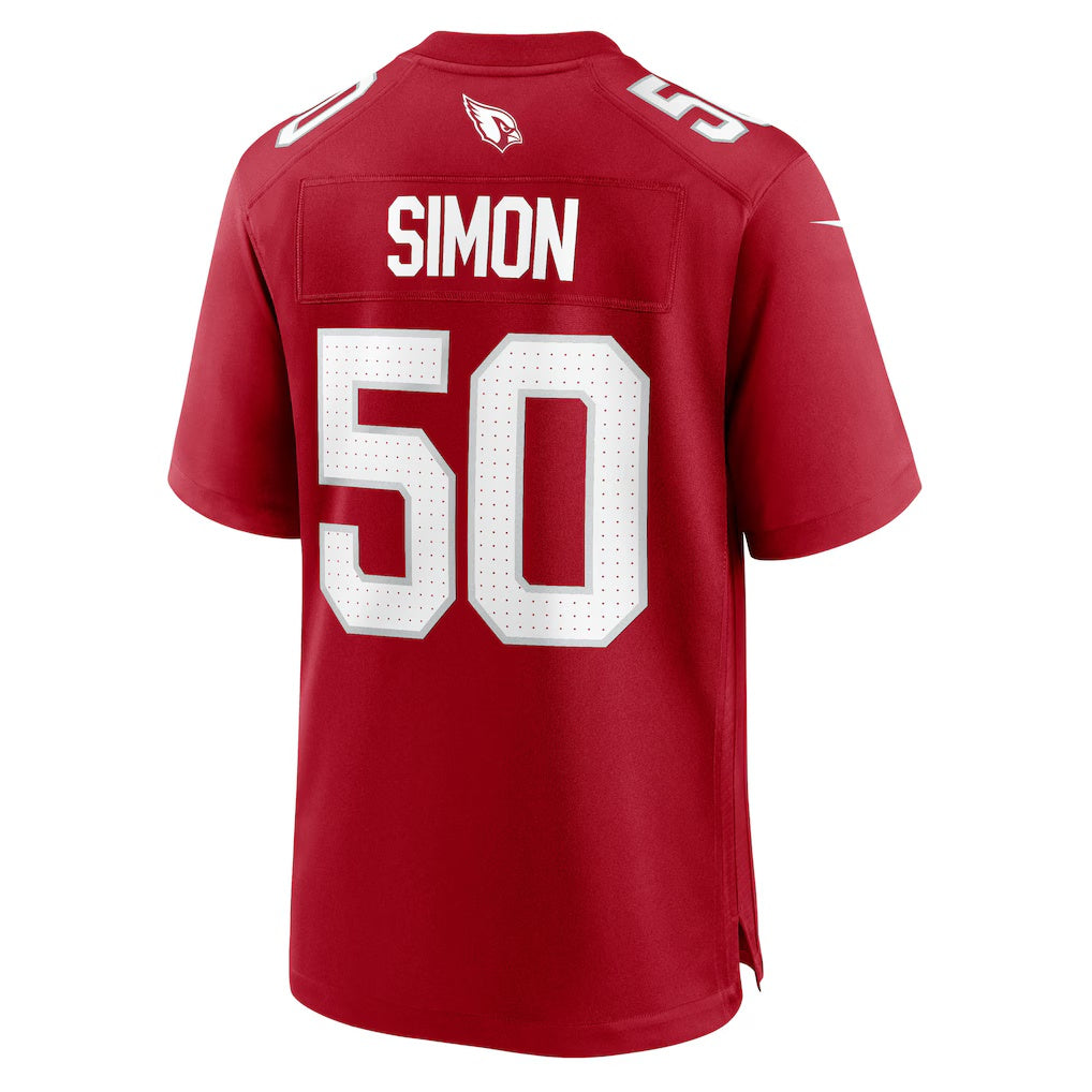 A.Cardinals #50 Cody Simon Cardinal KLUNKIM Team Game Jersey