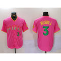 San Diego Padres #3 Jackson Merrill Pink KLUNKIM Player Number Fashion Jersey 2