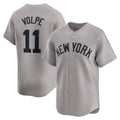 New York Yankees #11 Anthony Volpe Gray KLUNKIM Away Limited Player Jersey