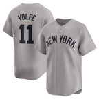 New York Yankees #11 Anthony Volpe Gray KLUNKIM Away Limited Player Jersey