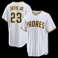 San Diego Padres #23 Fernando Tatis Jr. White KLUNKIM Home Replica Player Jersey