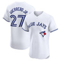 Toronto Blue Jays #27 Vladimir Guerrero Jr. White KLUNKIM Home Elite Player Jersey