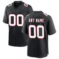 Custom A.Falcons Black KLUNKIM Throwback Game Jersey