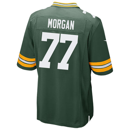 GB.Packers #77 Jordan Morgan Green Game American Football Stitched Jersey