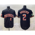 San Diego Padres #2 Xander Bogaerts Black KLUNKIM Mexico Cool Base Stitched Jersey