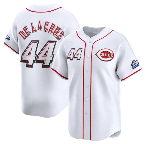 Cincinnati Reds #44 Elly De La Cruz White KLUNKIM 2025 Speedway Classic Home Limited Stitched Jersey