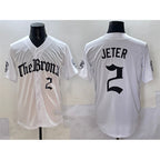 New York Yankees #2 Derek Jeter White KLUNKIM 'Gothic Legacy Edition' Vapor Premier Limited Stitched Jersey