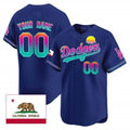 Custom Los Angeles Dodgers 2024 Los Angeles City Style Vapor Premier Limited Jersey ¨C Royal KLUNKIM