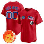 Custom Boston Red Sox x Dragon Ball Red KLUNKIM Vapor Premier Limited Jersey - All Stitched