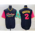 San Diego Padres #2 Xander Bogaerts 2022 Black KLUNKIM City Connect Cool Base Stitched Jersey