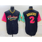 San Diego Padres #2 Xander Bogaerts 2022 Black KLUNKIM City Connect Cool Base Stitched Jersey