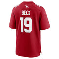A.Cardinals #19 Carson Beck Cardinal KLUNKIM Game Jersey
