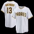 San Diego Padres #13 Manny Machado White KLUNKIM Home Replica Player Jersey 2