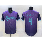 Arizona Diamondbacks #4 Ketel Marte Purple KLUNKIM 2025 City Connect Limited Stitched Jersey