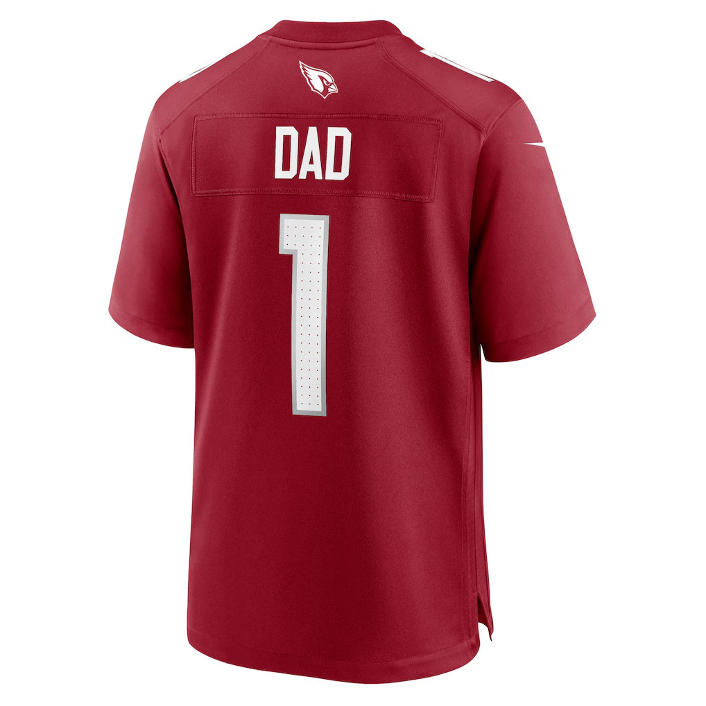 A.Cardinals Number #1 Dad Cardinal KLUNKIM Game Jersey