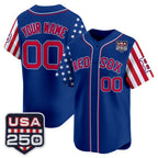 Custom Boston Red Sox America 250 Edition Vapor Premier Limited Royal KLUNKIM Stitched Jerseys
