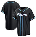 Miami Marlins Blank 2026 Black KLUNKIM Out Stitched Jersey