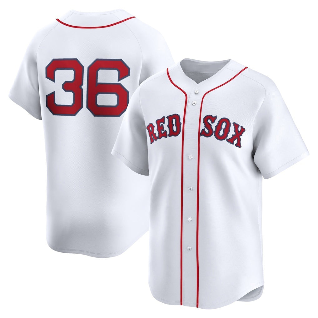 Boston Red Sox #36 Triston Casas White KLUNKIM Home Limited Player Jersey