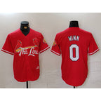 St. Louis Cardinals #0 Masyn Winn Red KLUNKIM 2024 City Connect Limited Stitched Jersey