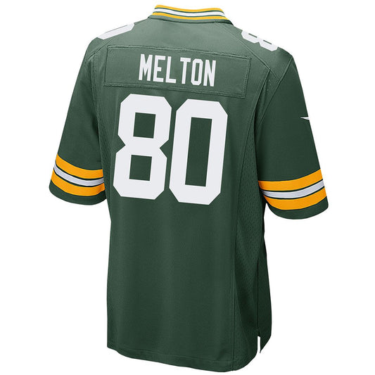 GB.Packers #80 Bo Melton Green Game American Football Stitched Jersey