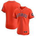Houston Astros Blank Player Orange KLUNKIM Home Limited Elite Stitched Jerseys