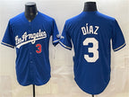 Los Angeles Dodgers #3 Edwin D¨ªaz Royal KLUNKIM Alternate Stadium Stitched Jersey