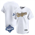 Los Angeles Dodgers Blank Player White Gold KLUNKIM Collection Limited Home World Series Meet Stitched Jerseys
