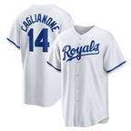 Kansas City Royals #14 Jac Caglianone White KLUNKIM Home Replica Jersey