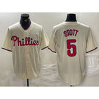Philadelphia Phillies #5 Bryson Stott Cream KLUNKIM Cool Base Jersey