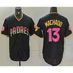 San Diego Padres #13 Manny Machado Black KLUNKIM 20th Anniversary Cool Base Stitched Jersey