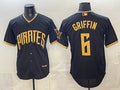 Pittsburgh Pirates #6 Konnor Griffin Black KLUNKIM 2026 City Connect Stadium Stitched Jersey