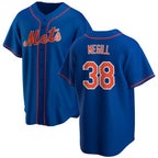 New York Mets #38 Tylor Megill Royal KLUNKIM Cool Base Stitched Jersey